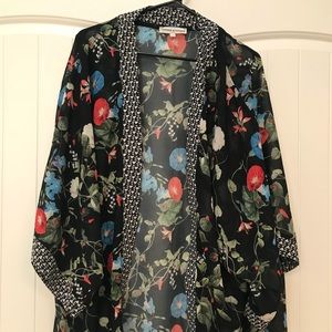 Next (UK) Kimono with floral design and ladybugs
